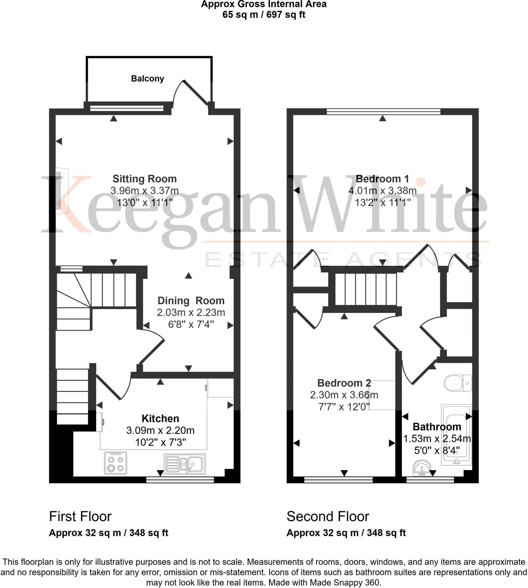Edgecote House - Share of Freehold - Garage floorplan