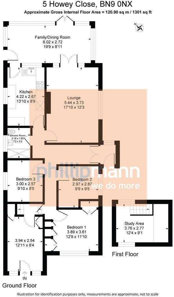 Howey Close, Newhaven floorplan