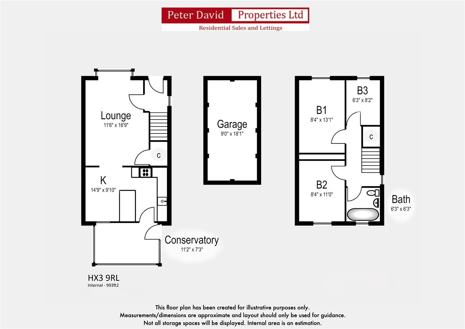 Grange Heights, Halifax floorplan