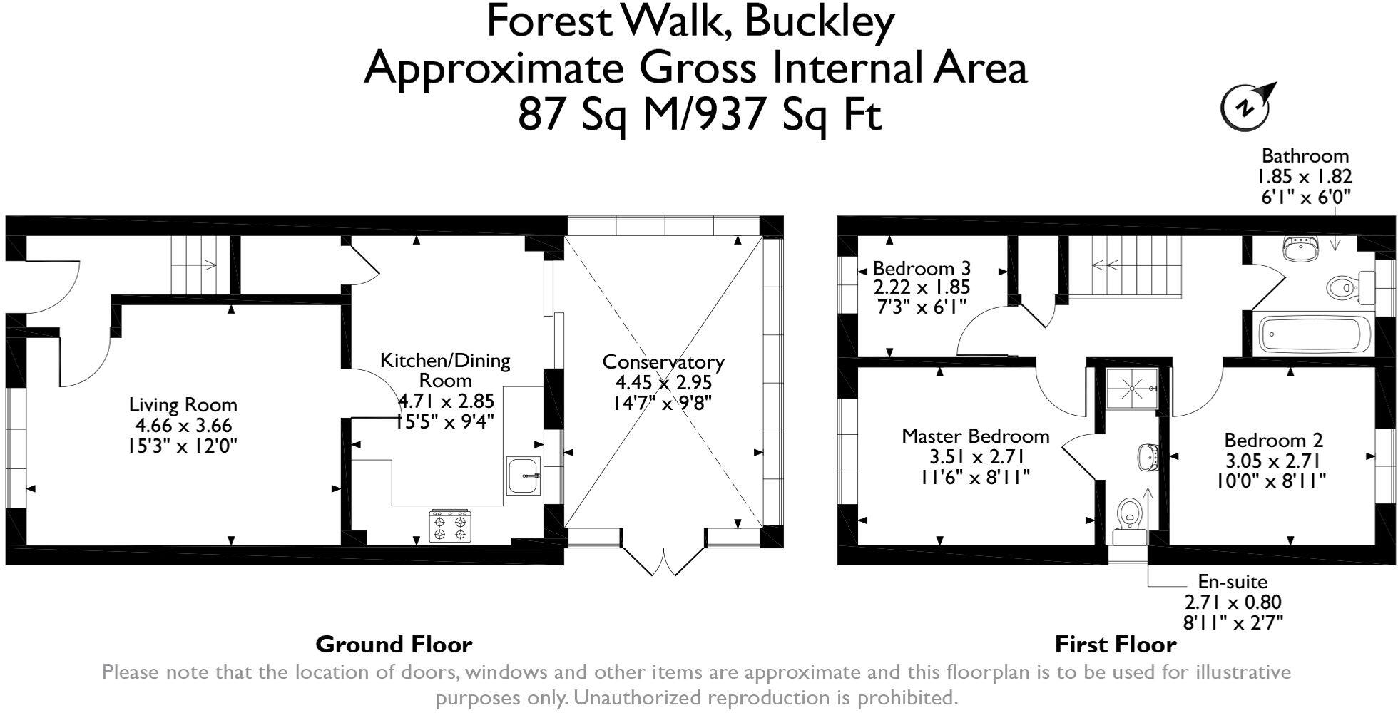 Forest Walk, Buckley, CH7 floorplan