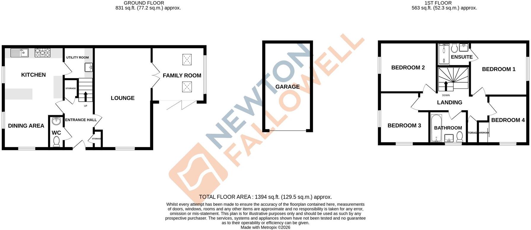 Spa Chase, Bourne, PE10 floorplan
