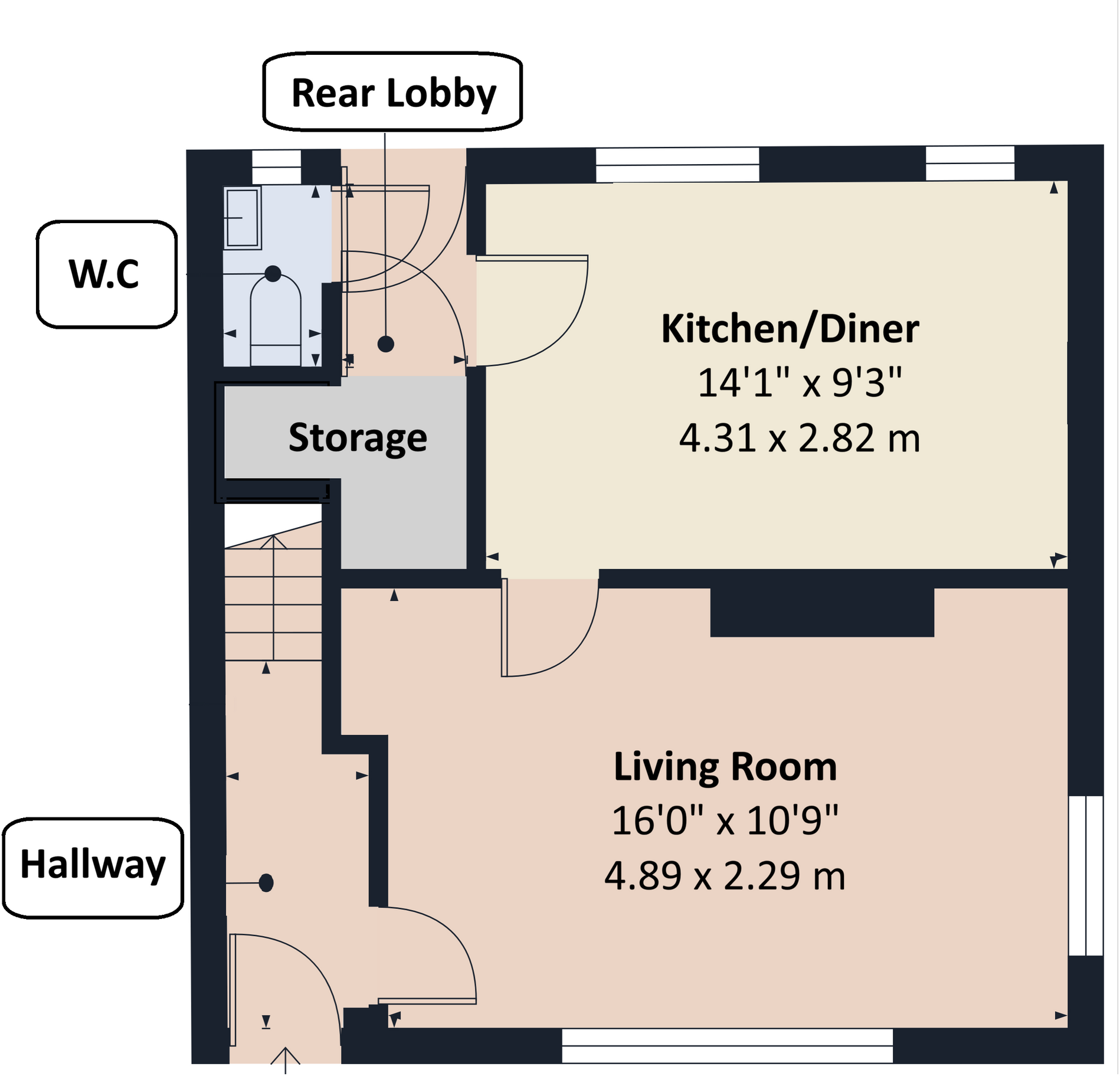 Bower Street, Alvaston floorplan
