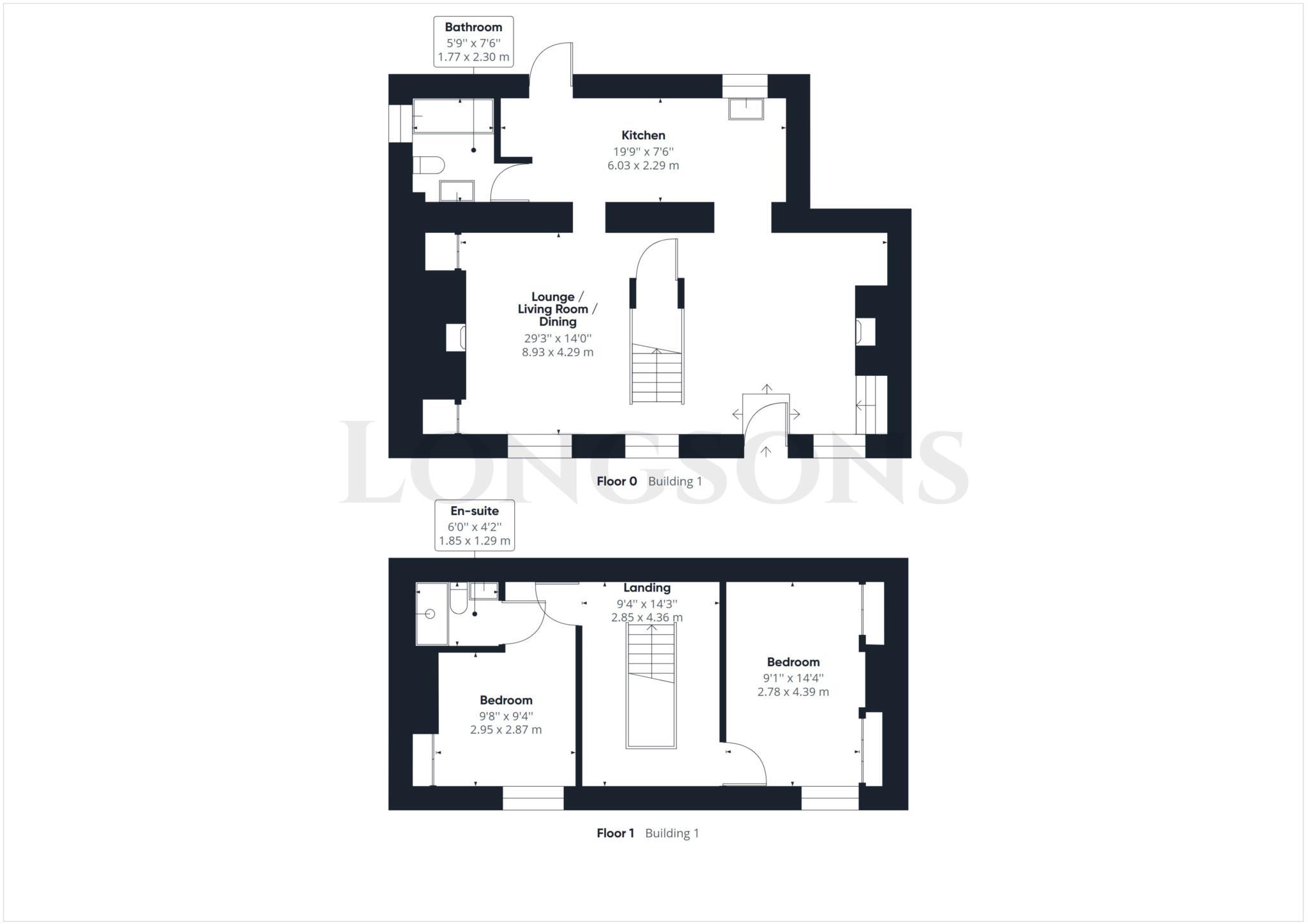 Cross Cottages, Foulden floorplan