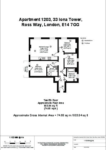 Ross Way, London, E14 floorplan