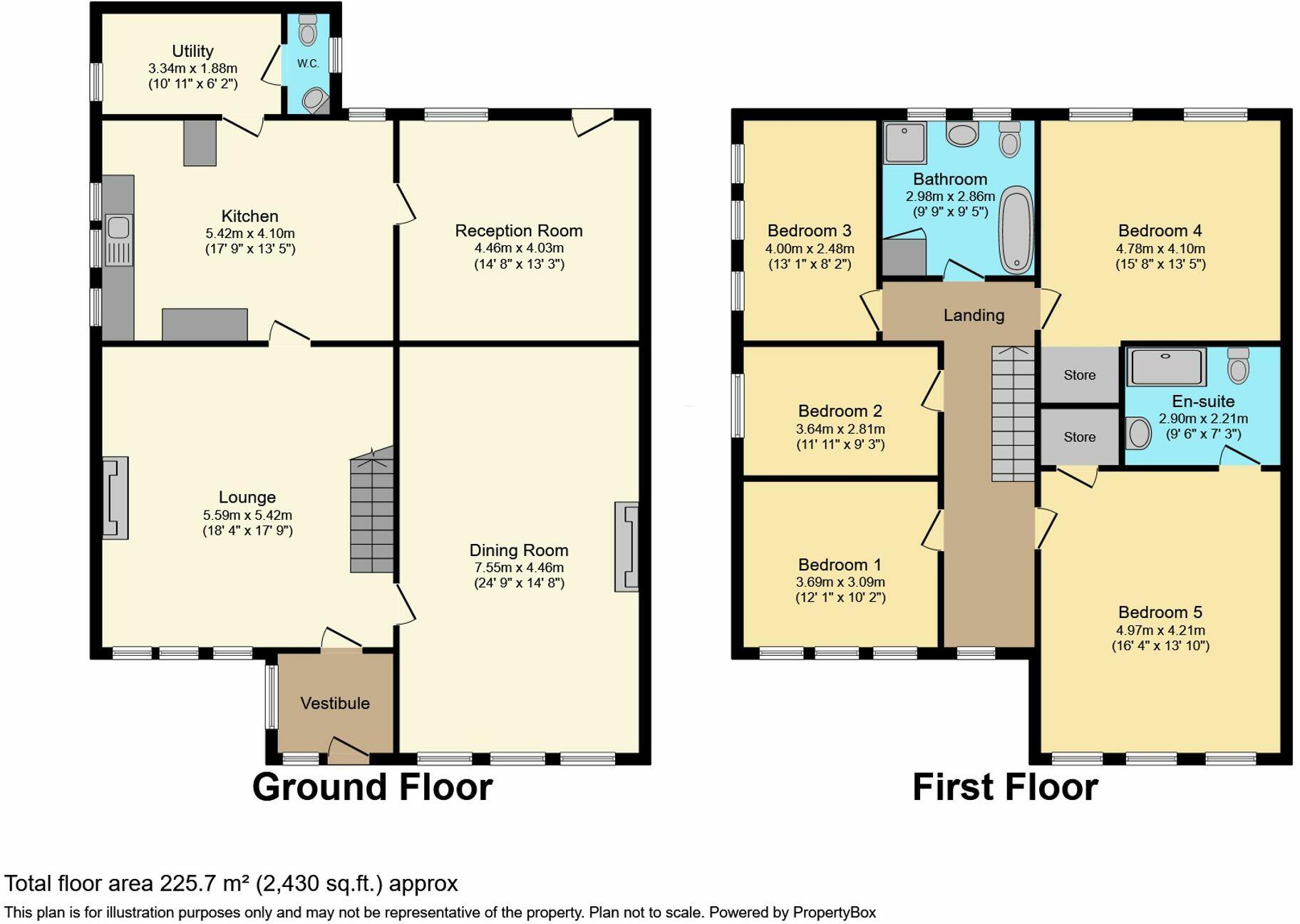 Todmorden, Flower Scar Road, OL14 floorplan