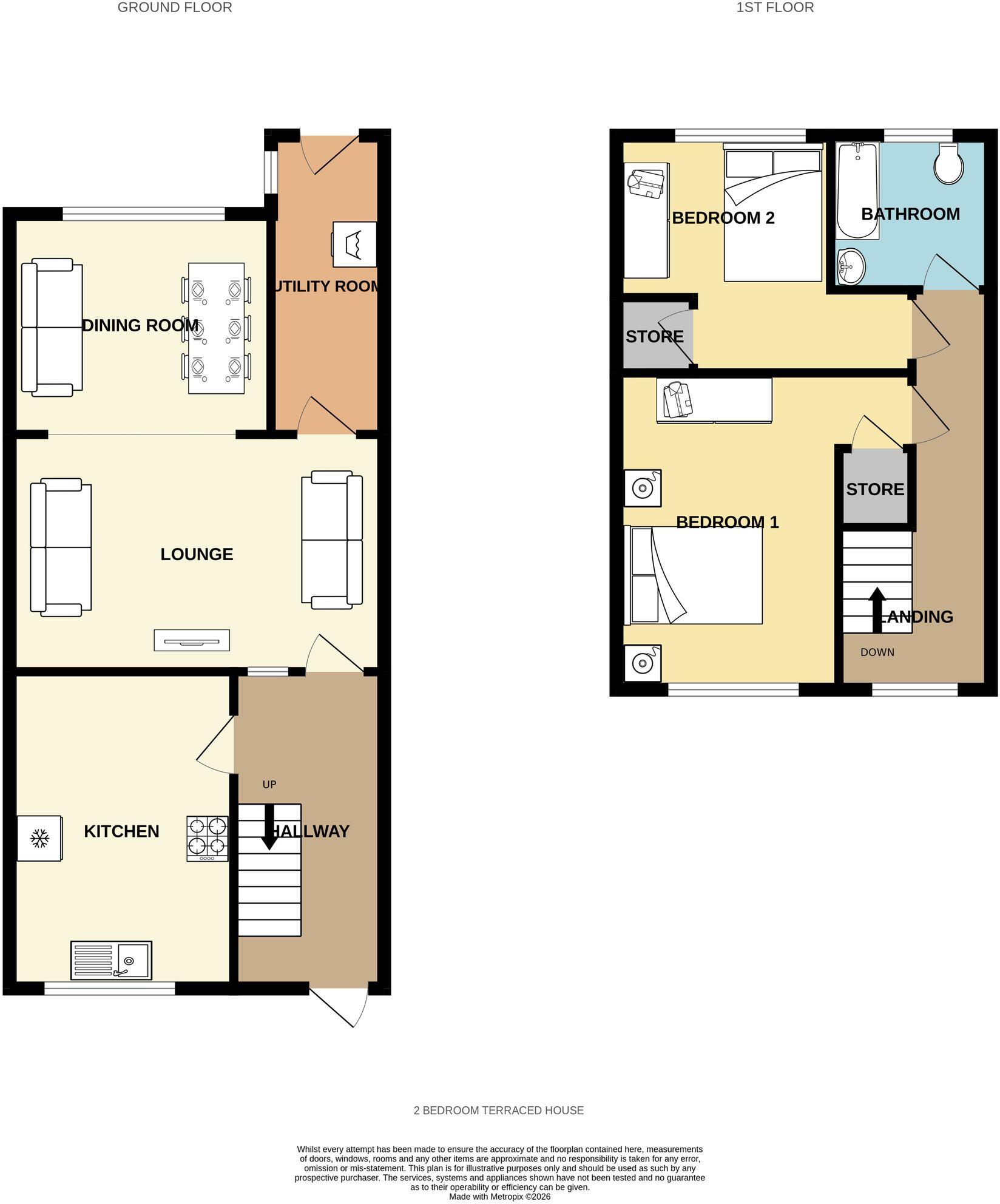 Ouzelwell Lane, Dewsbury, WF12 floorplan