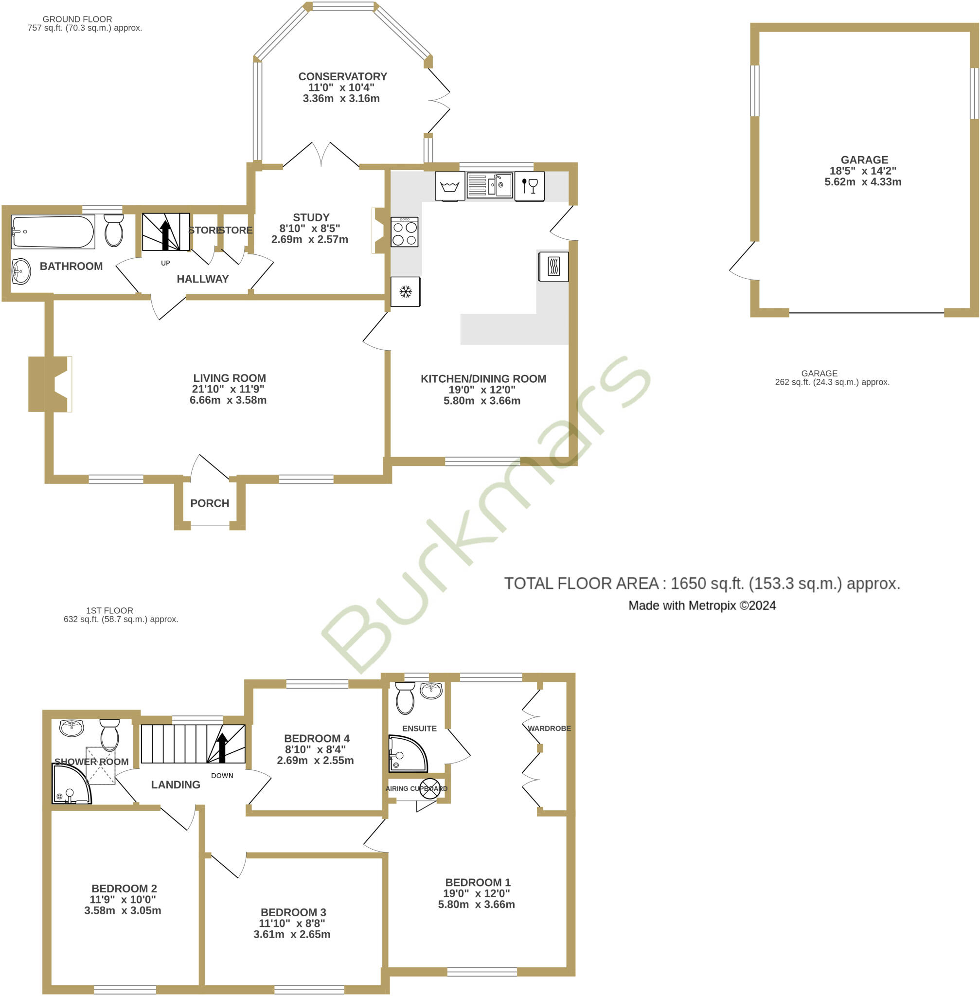 Woodside Lane, Lymington, Hampshire, SO41 floorplan