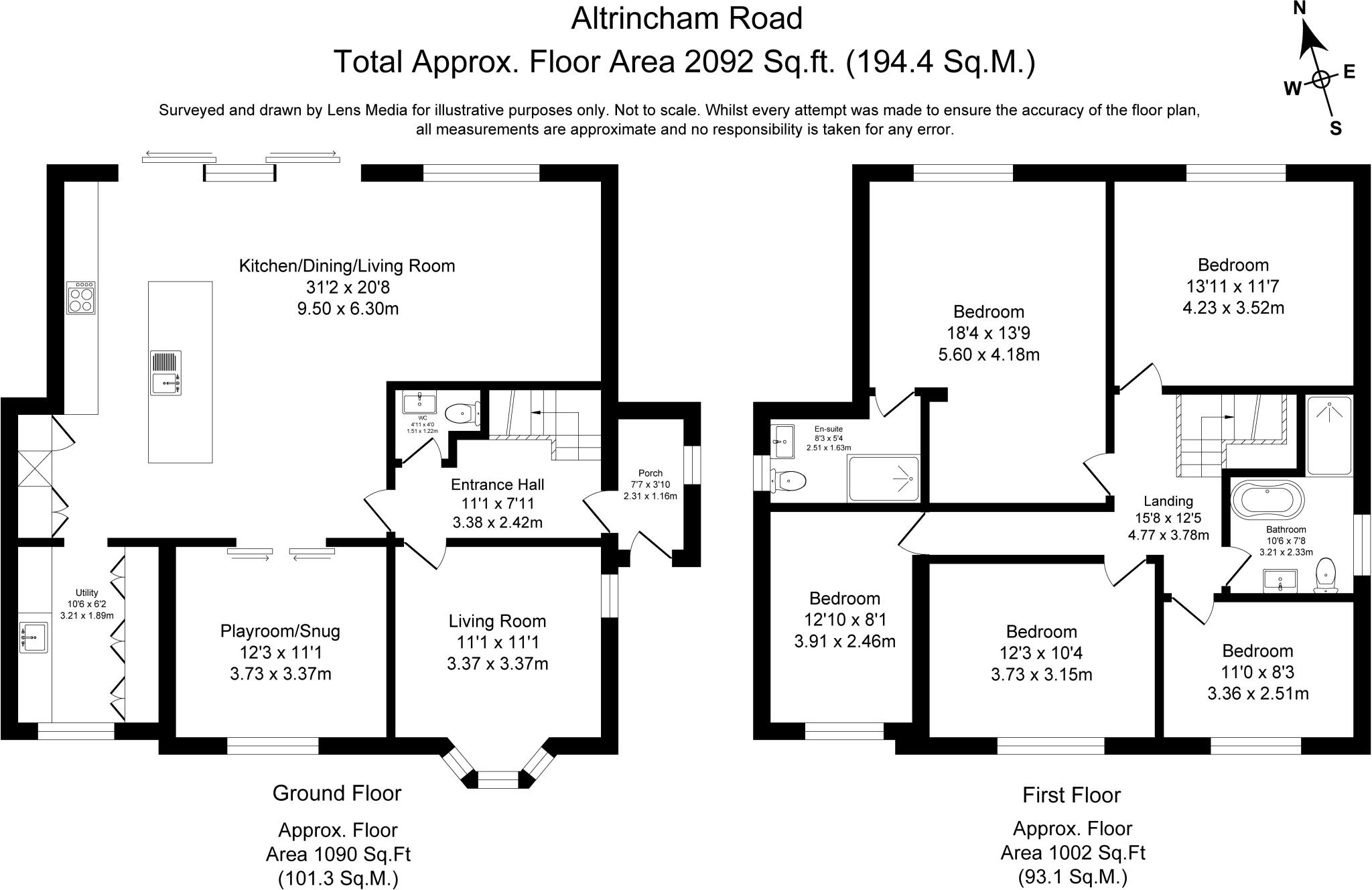 Altrincham Road, Wilmslow SK9  floorplan