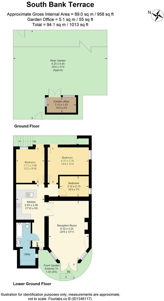 South Bank Terrace, Surbiton floorplan