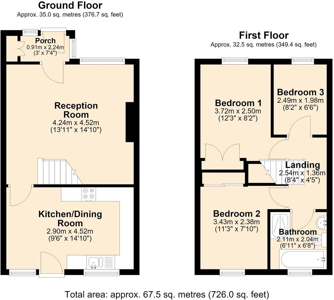 Butterton Drive, Chesterfield floorplan