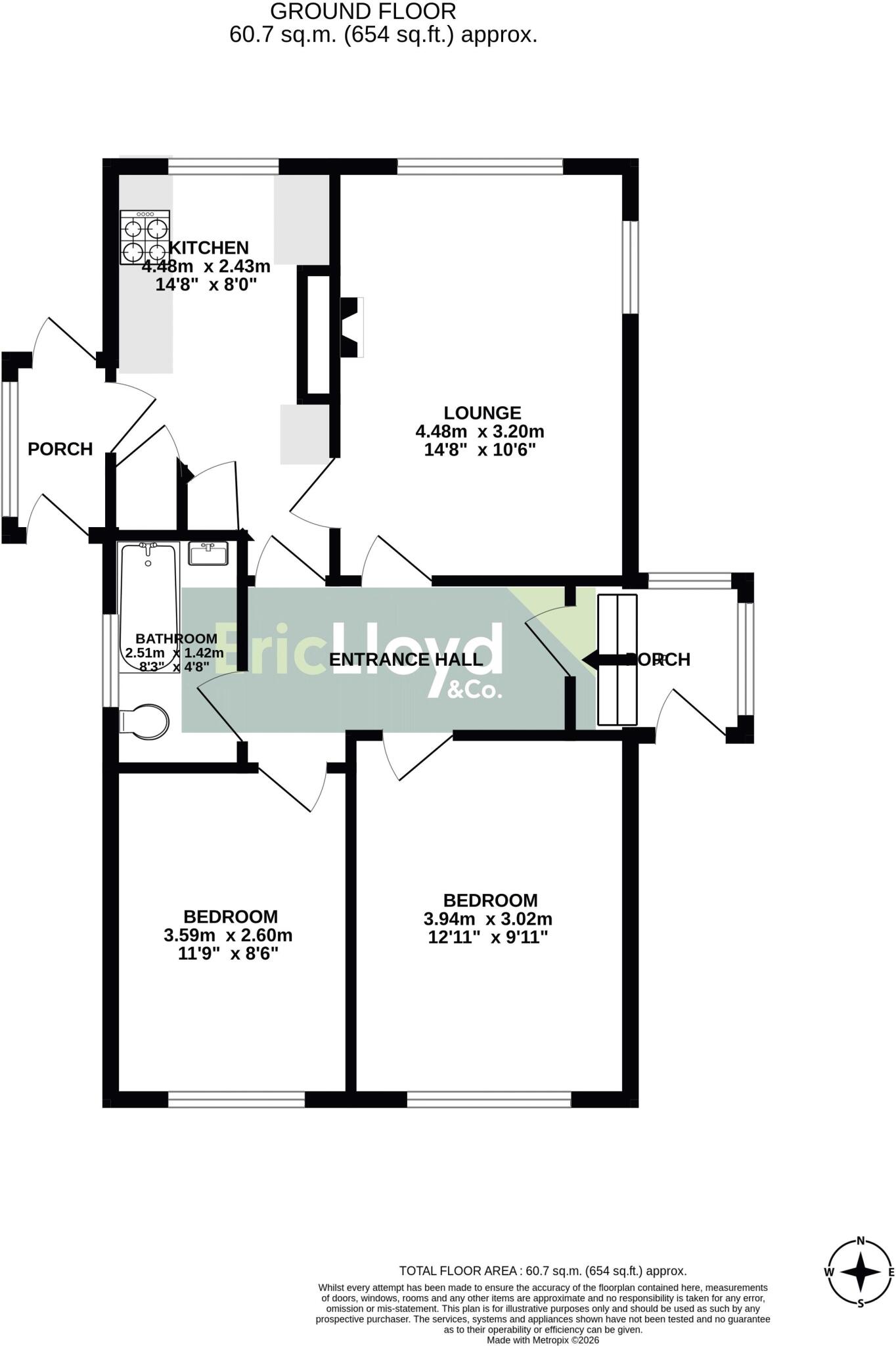 Penwill Way Paignton floorplan