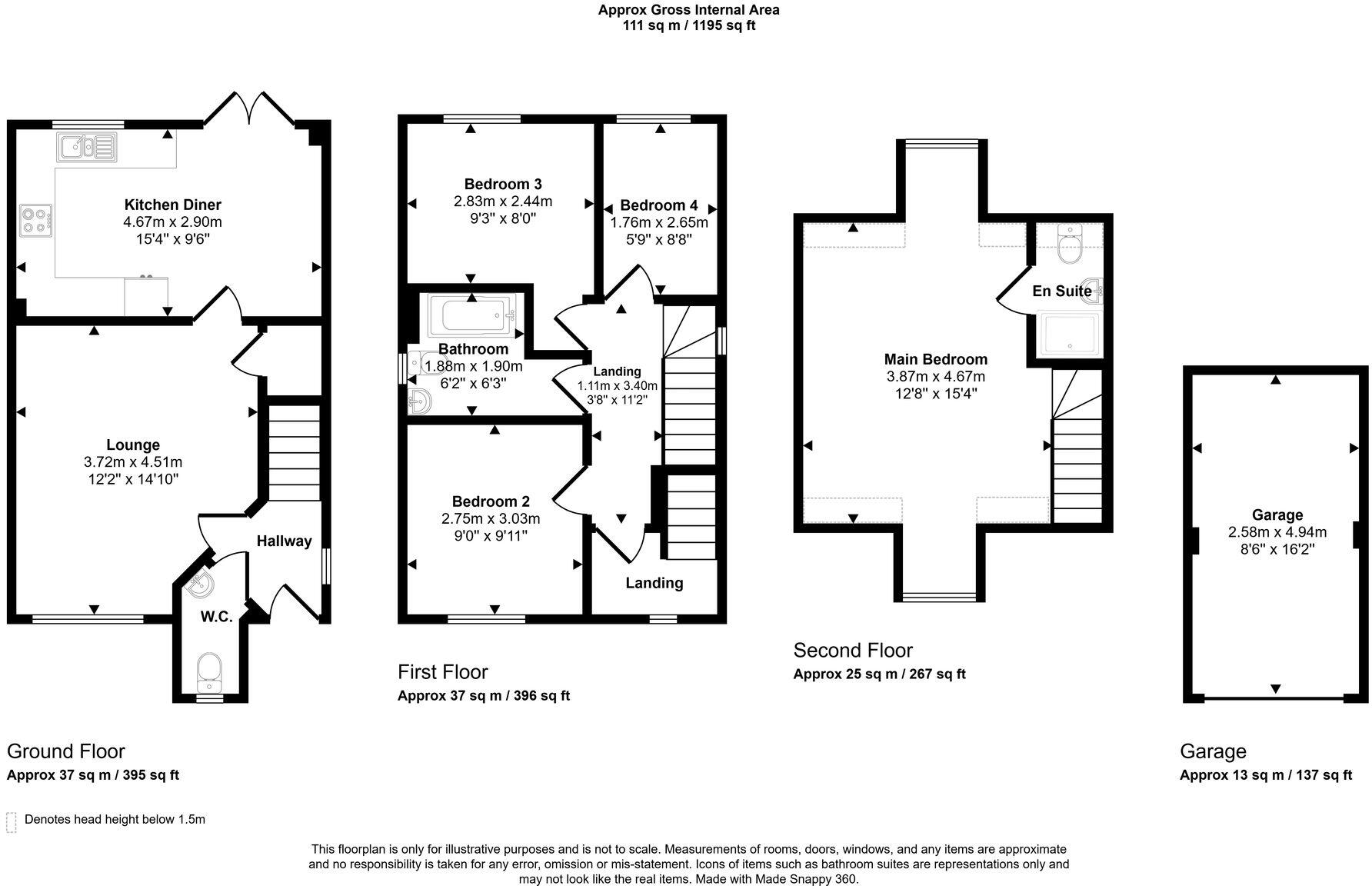 Jackwood Close, Wigan, WN3 floorplan