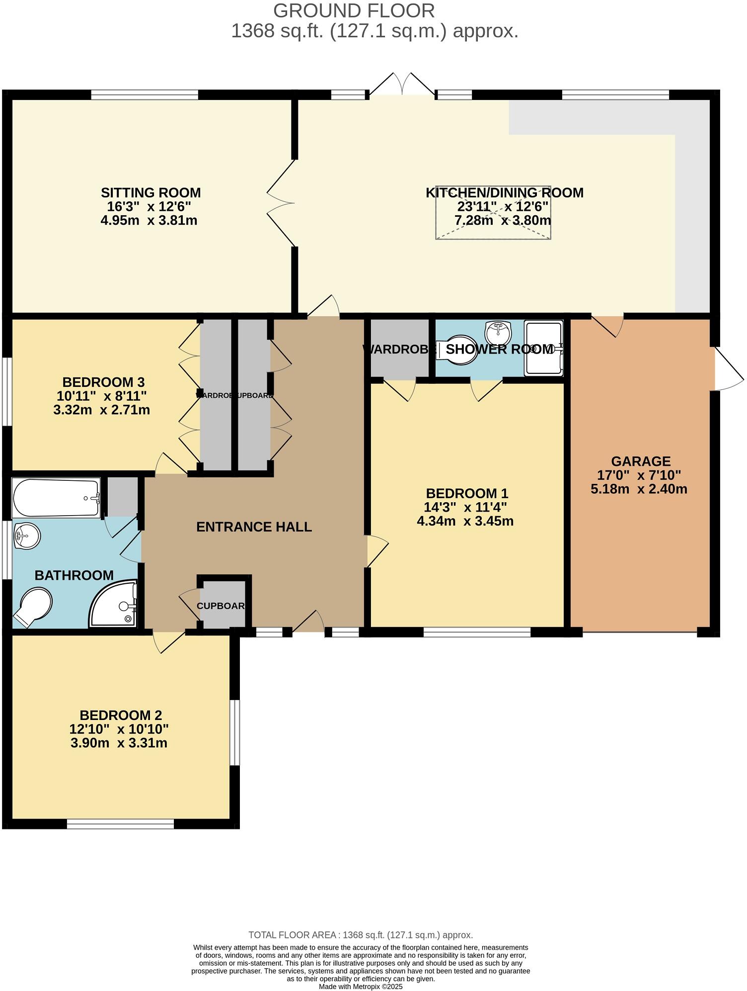 Ridgefield Gardens, Highcliffe, Dorset. BH23 4QG floorplan
