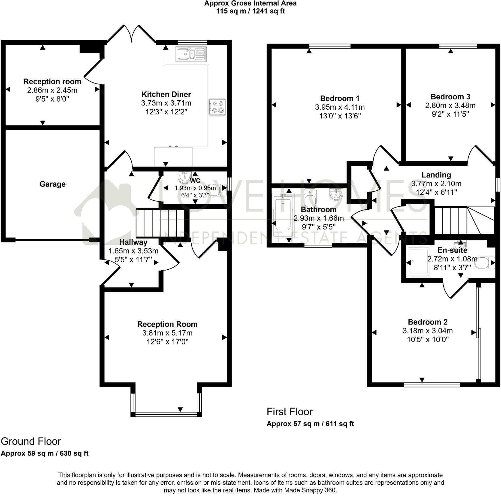 Joe Lane, Catterall, Preston, Lancashire, PR3 floorplan