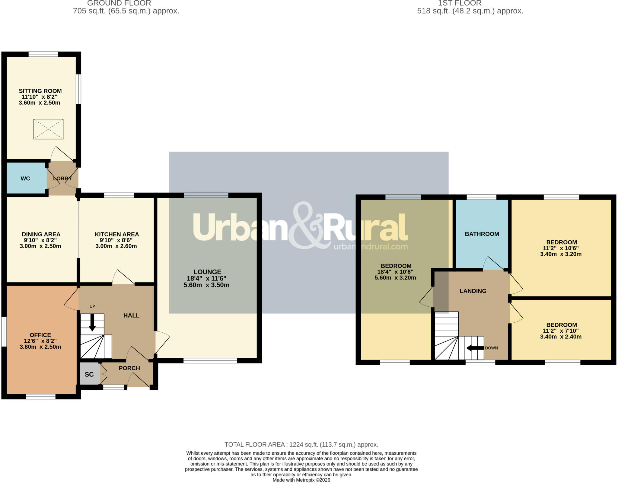 Abbey Close, Ampthill, Bedfordshire, MK45 floorplan