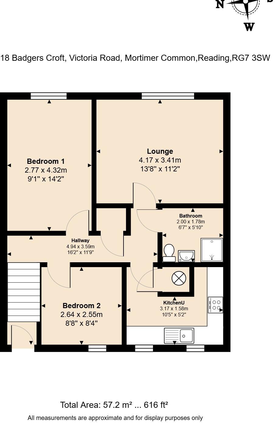 Badgers Croft, Victoria Road, Mortimer Common, Reading, Berkshire, RG7 3SW floorplan