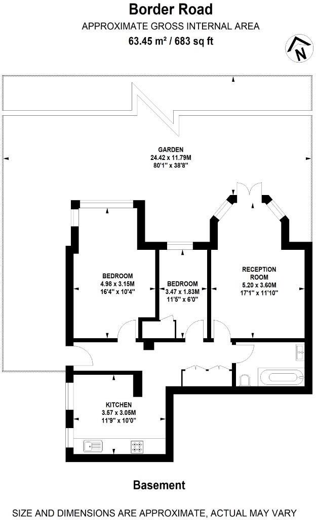 Border Road, London floorplan