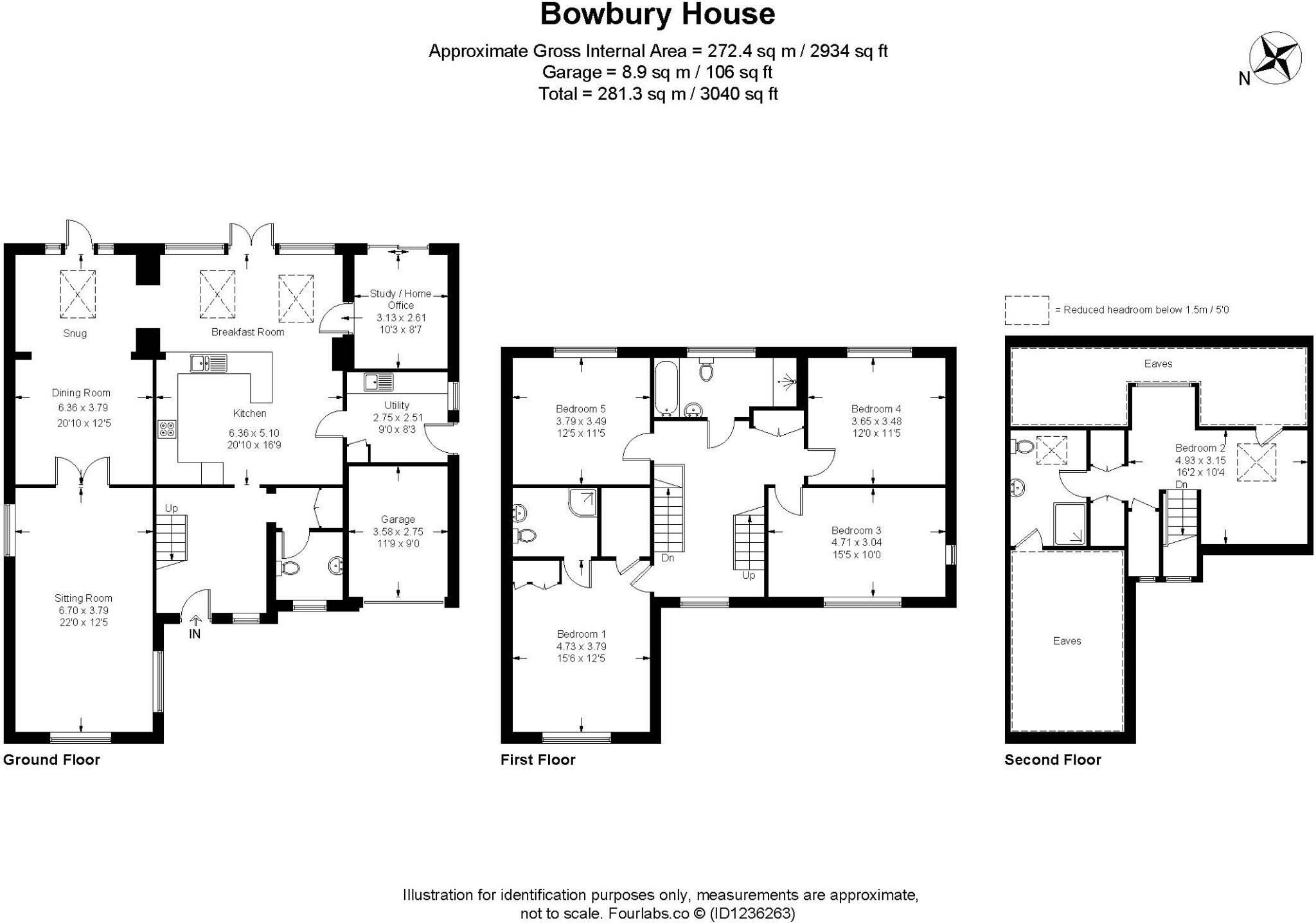 Bowbridge Lane, Prestbury, Cheltenham, Gloucestershire, GL52 floorplan