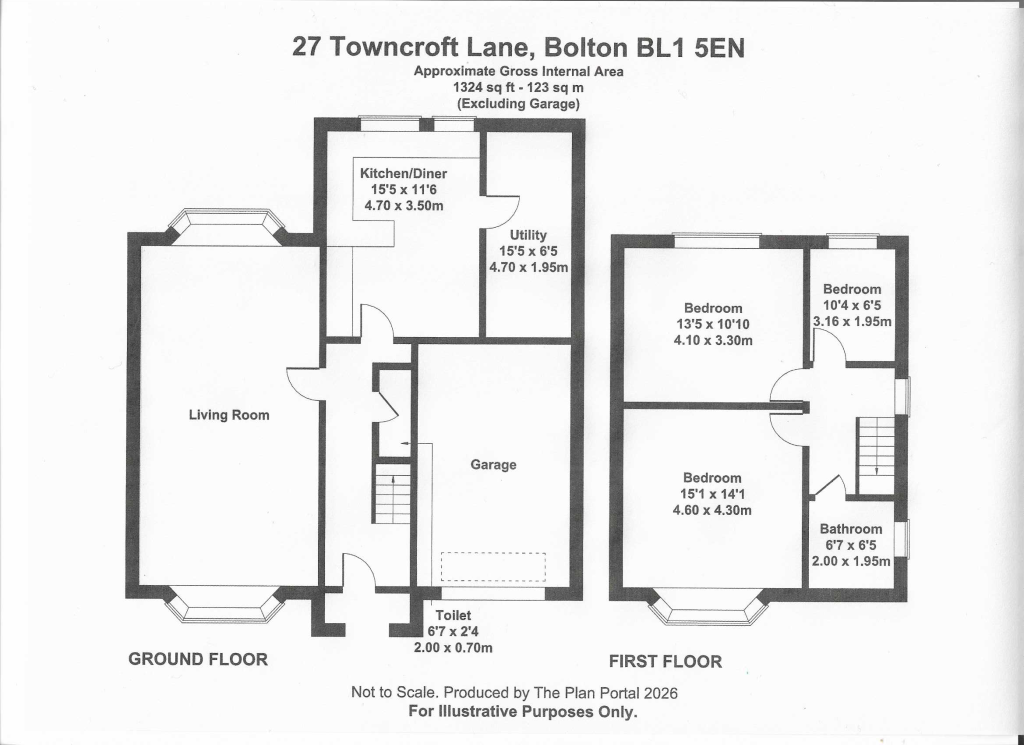 27 Towncroft Lane, Bolton, BL1 5EN floorplan