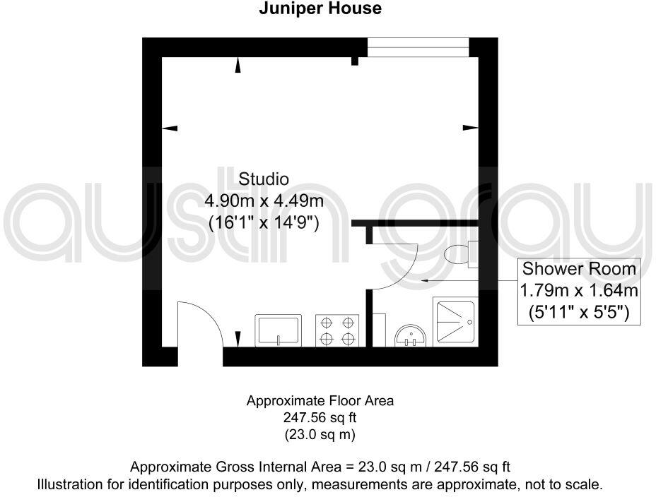 Flat 4 Juniper House, 56A New Broadway, Worthing, BN11 4HS floorplan