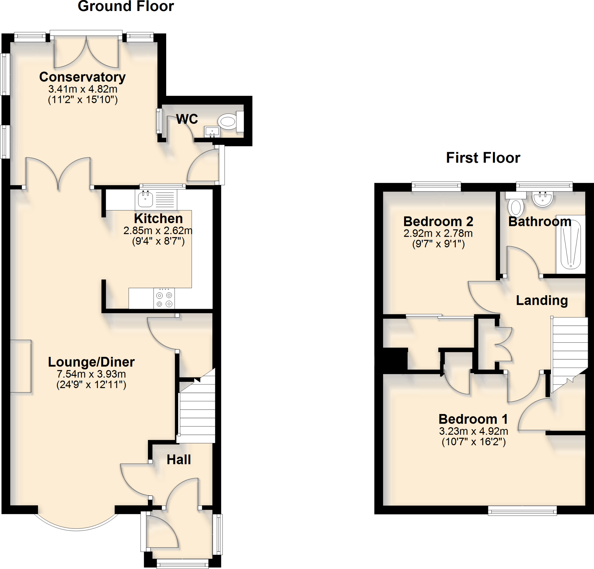 Crowder Park, South Brent floorplan