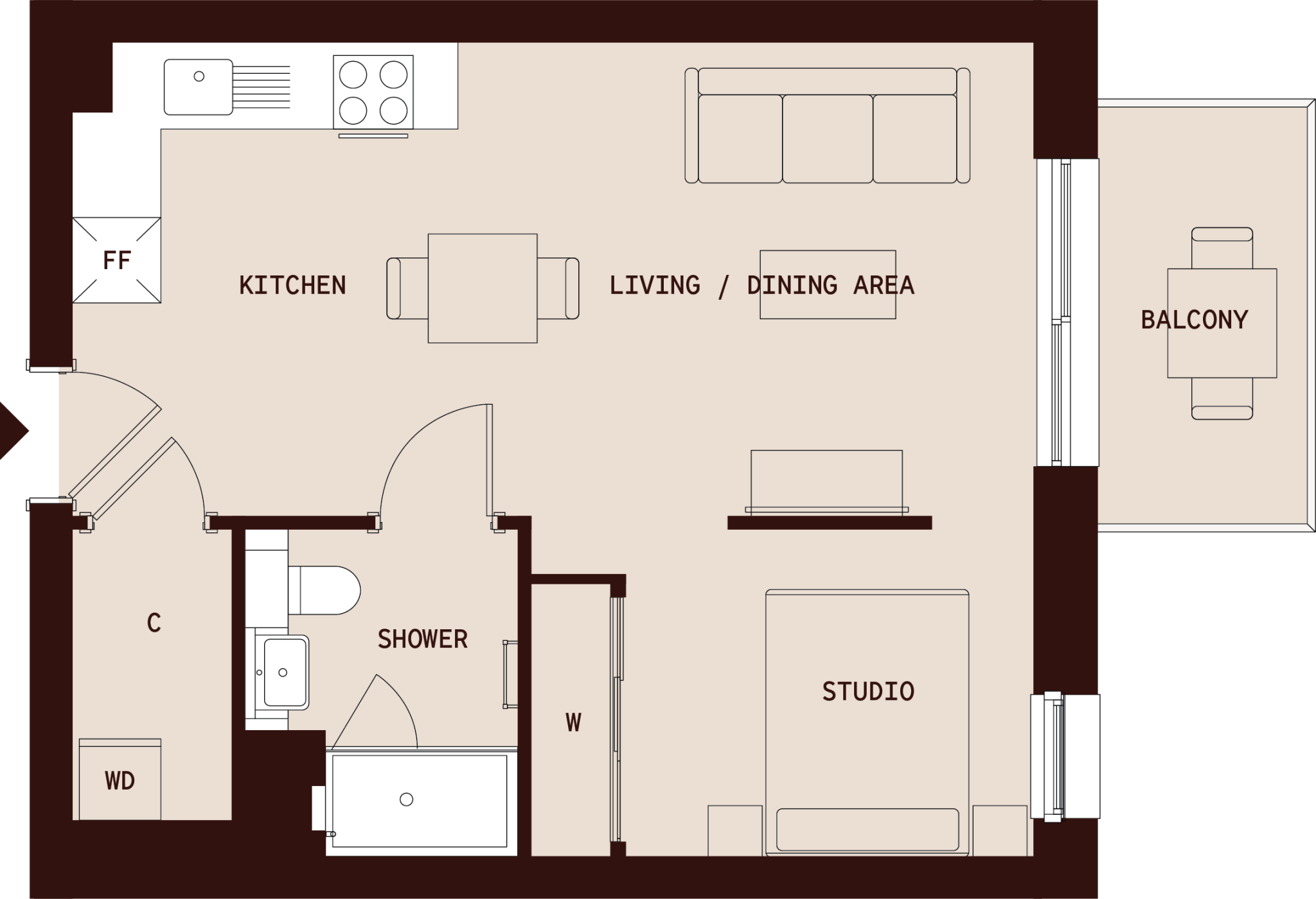 Draycote House, Caversham Road, Colindale, NW9 4GR floorplan