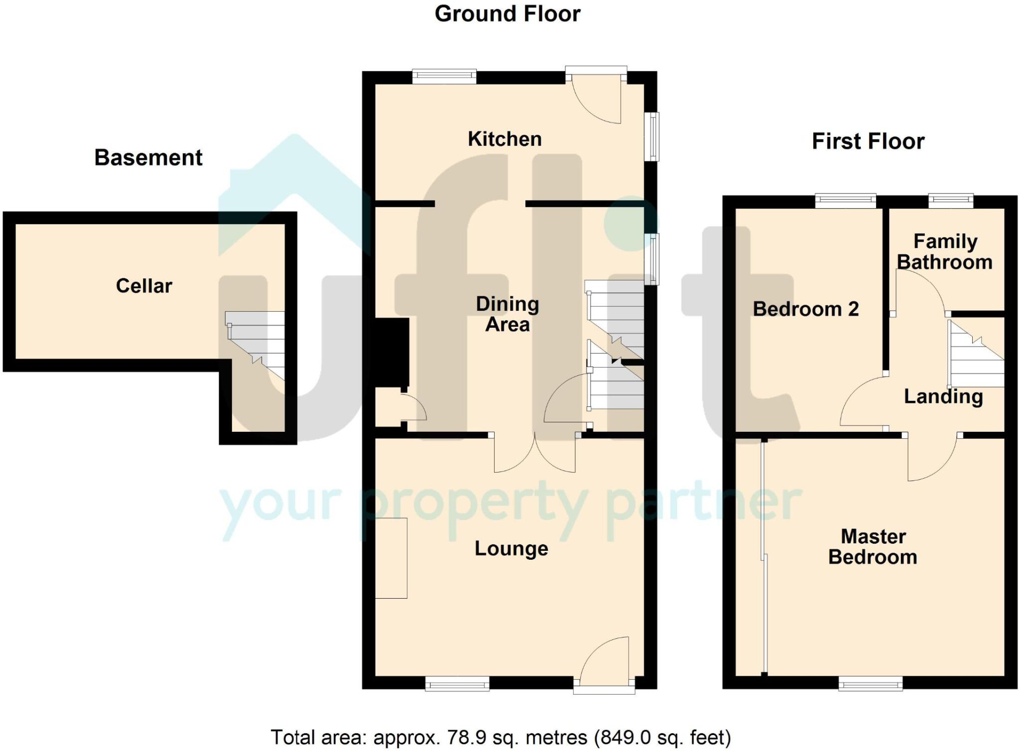 Middle Lane, Grenoside, Sheffield floorplan