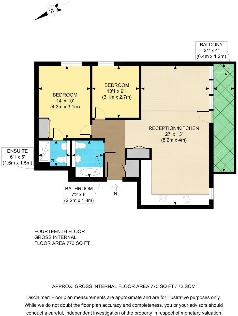 Grand Regent Tower, 2 Cadmium Square, London, E2 floorplan