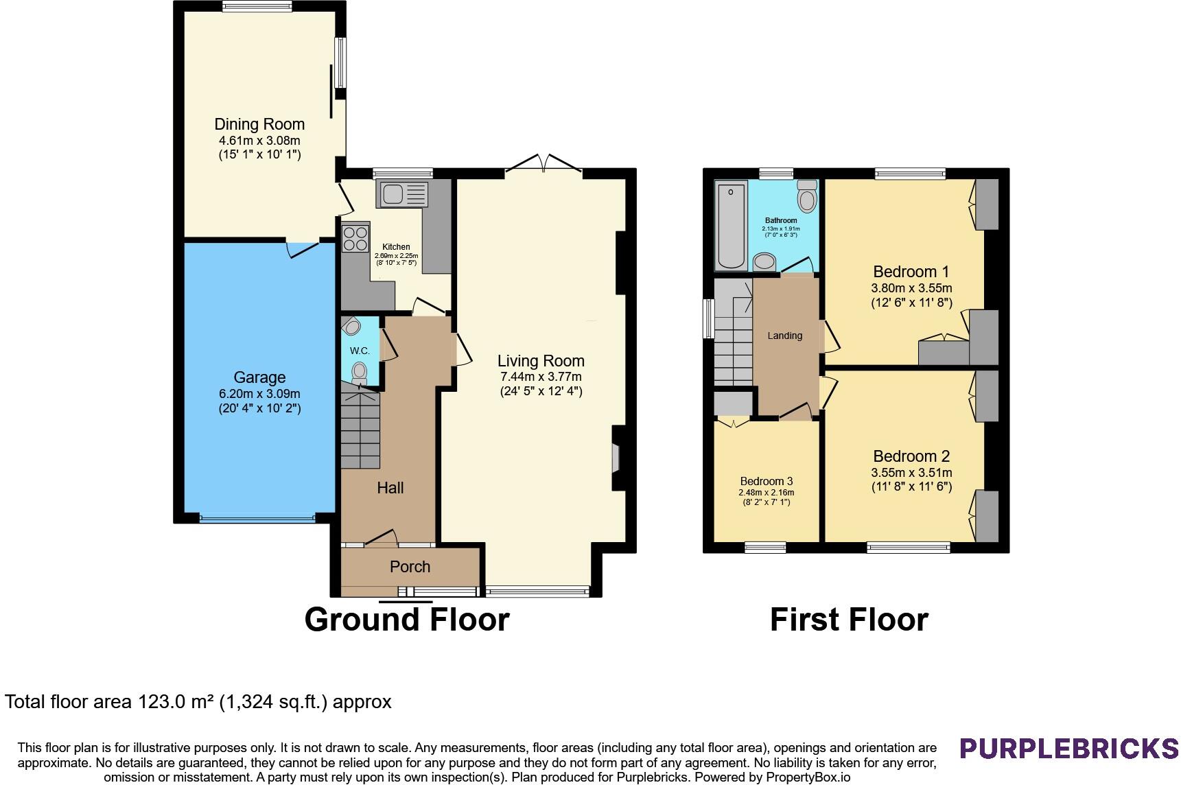 Dallin Road, Bexleyheath, DA6 floorplan