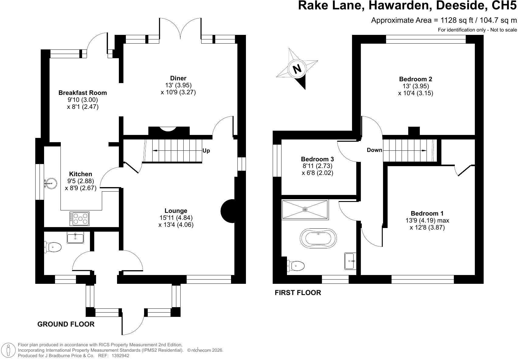 Rake Cottage, Rake Lane, Hawarden, CH5 3PN floorplan