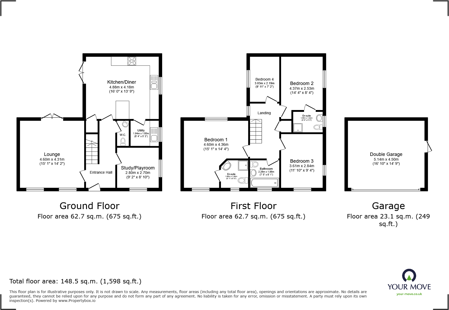 Cole Avenue, Waddington, Lincoln, Lincolnshire, LN5 floorplan