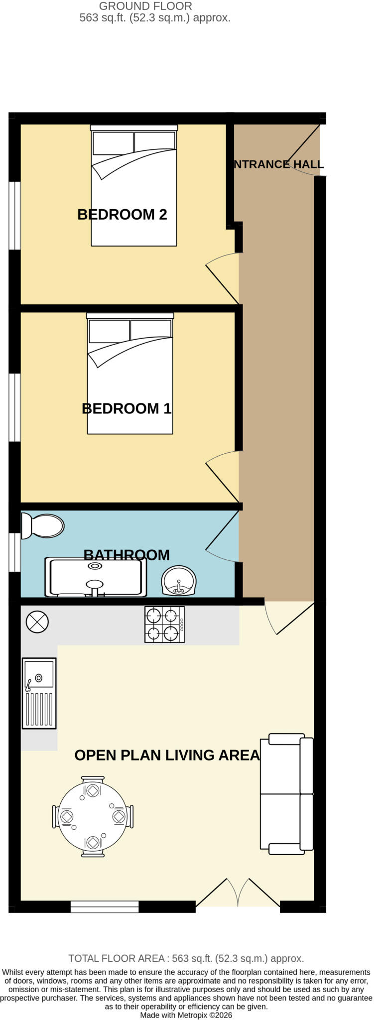 Sparnon Close, Redruth floorplan