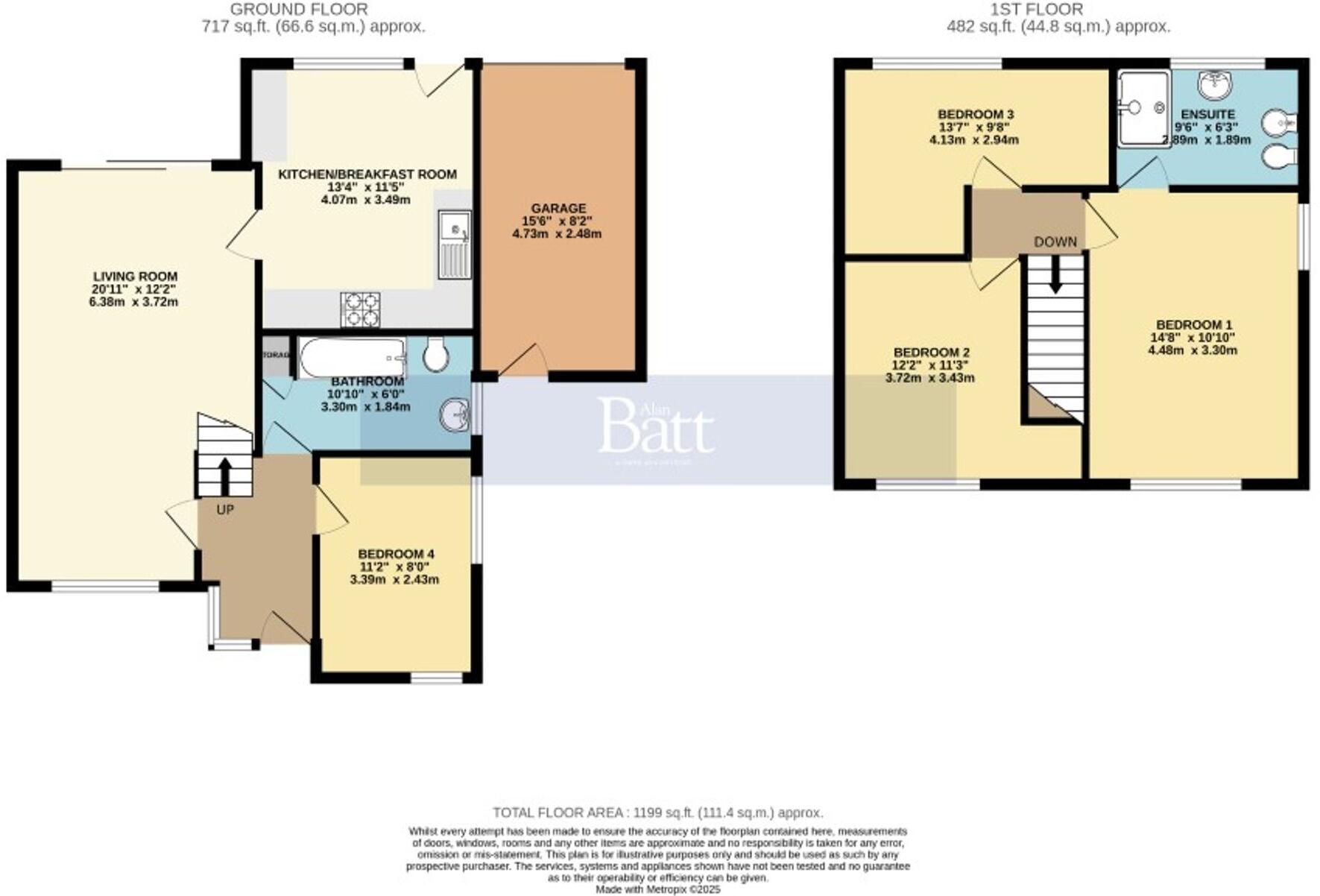 Back Lane, Appley Bridge, WN6 floorplan