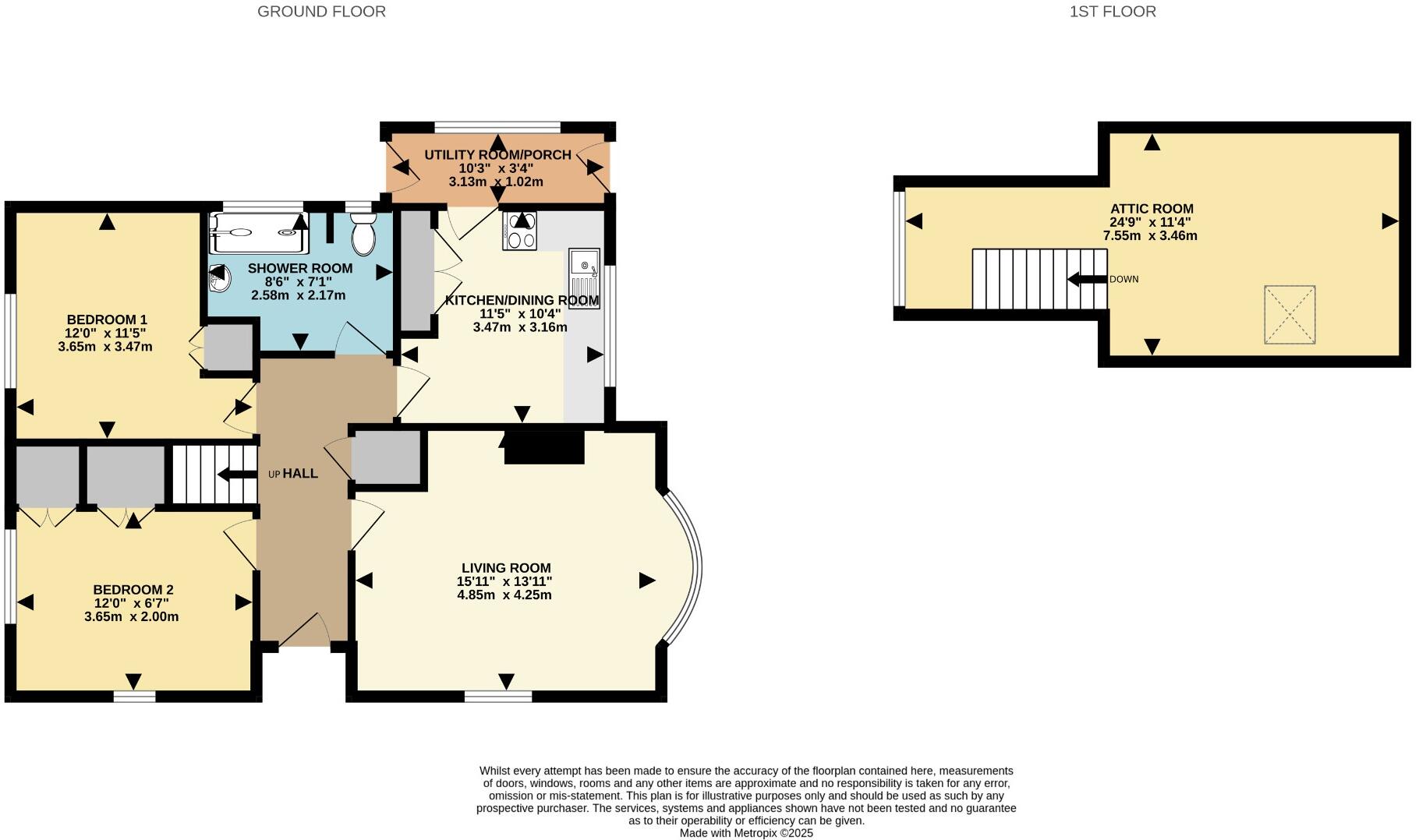 Meadow Close, Lympstone floorplan