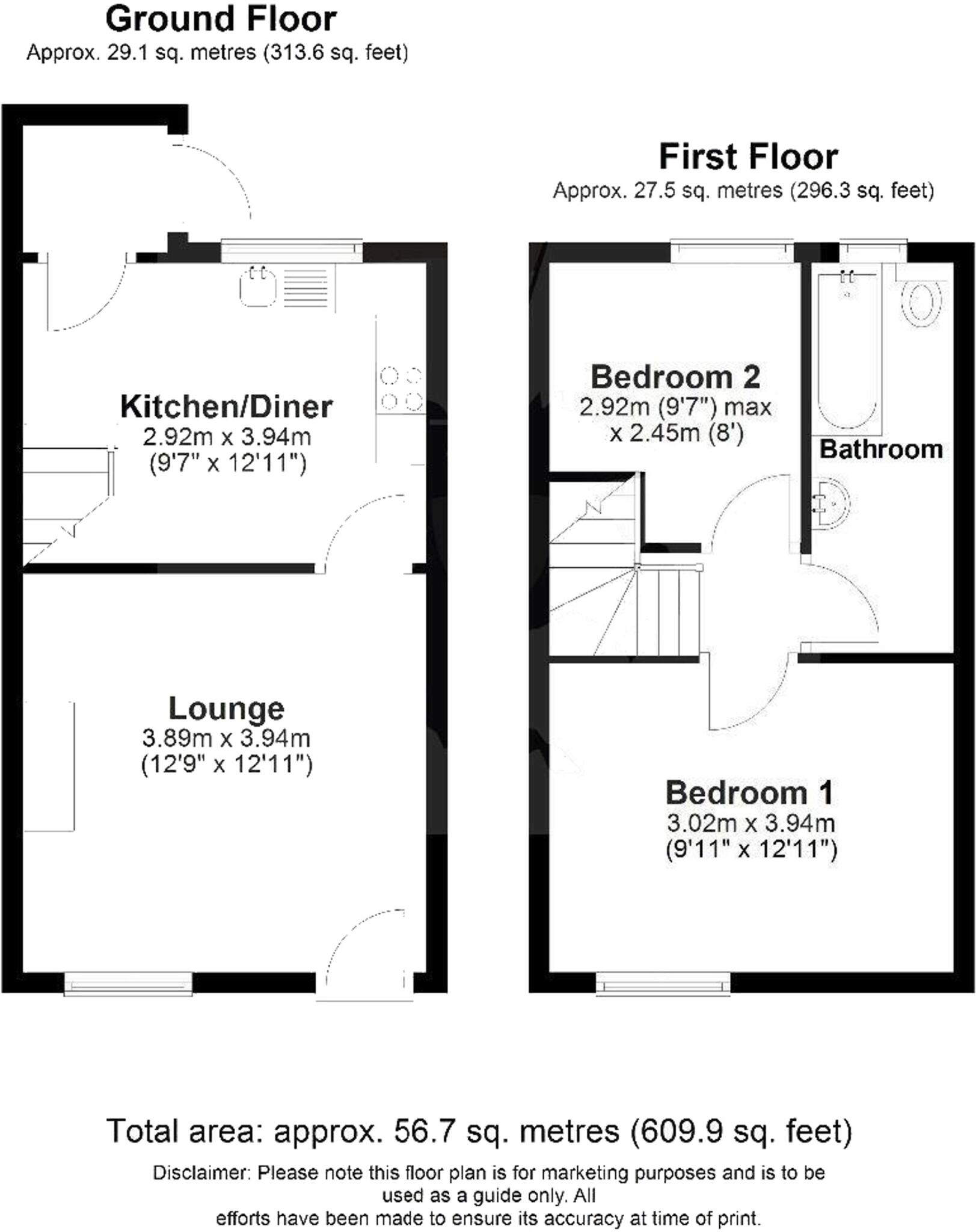Cherry Street, Warwick, CV34 floorplan