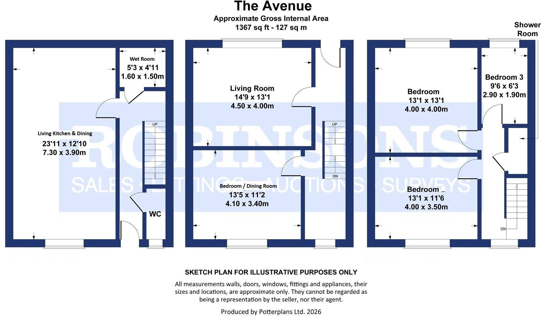 The Avenue, Durham City, Durham floorplan
