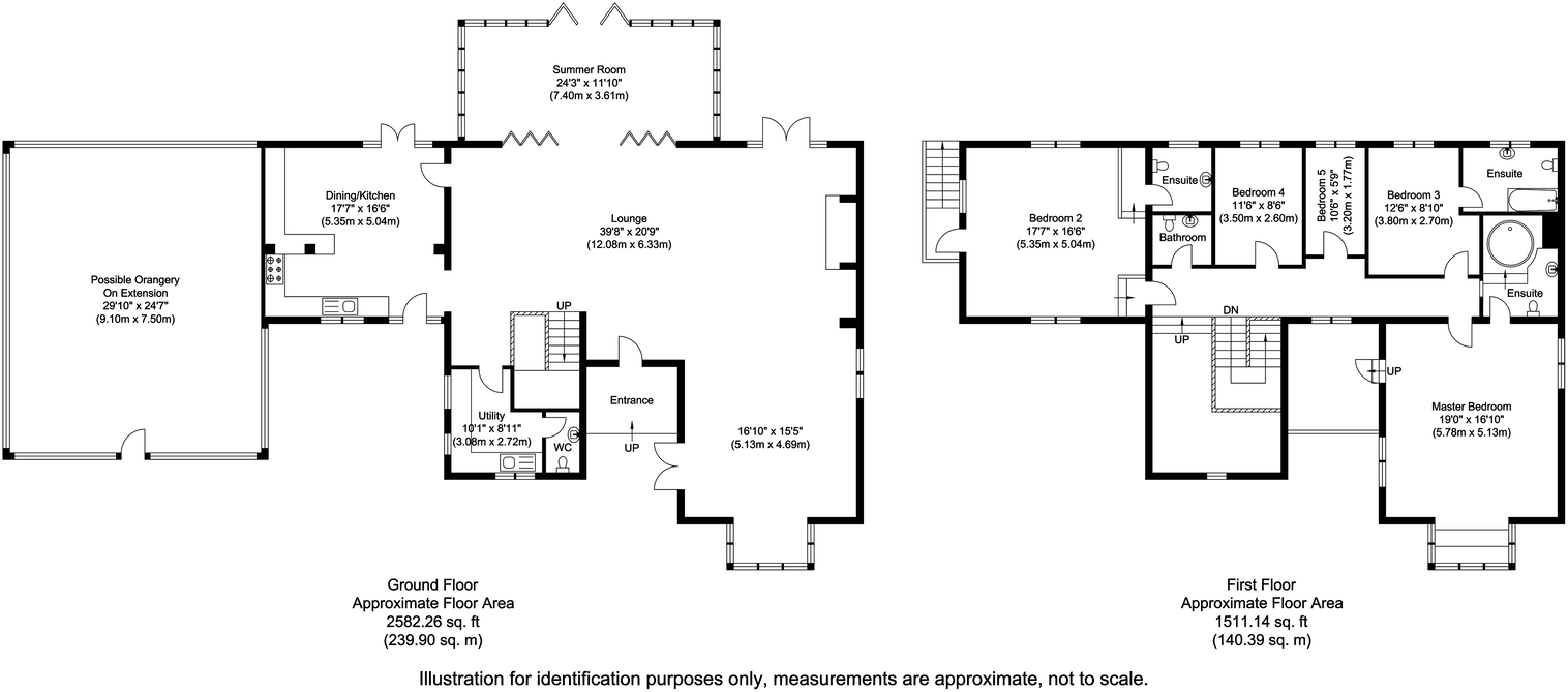 The Manor House, Corby Glen floorplan