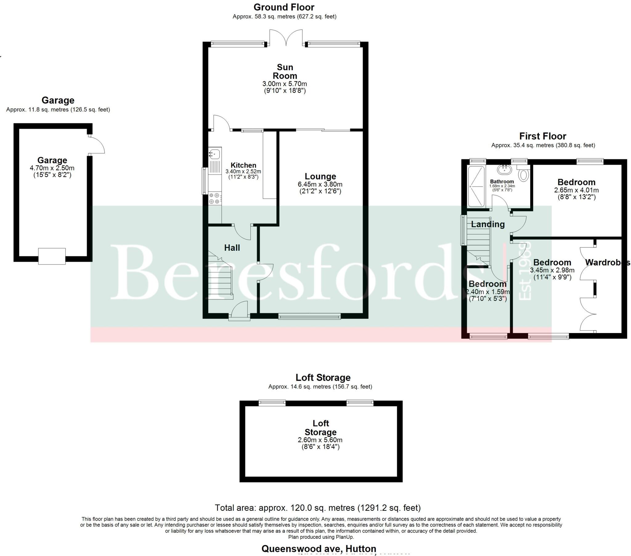 Queenswood Avenue, Hutton, CM13 floorplan