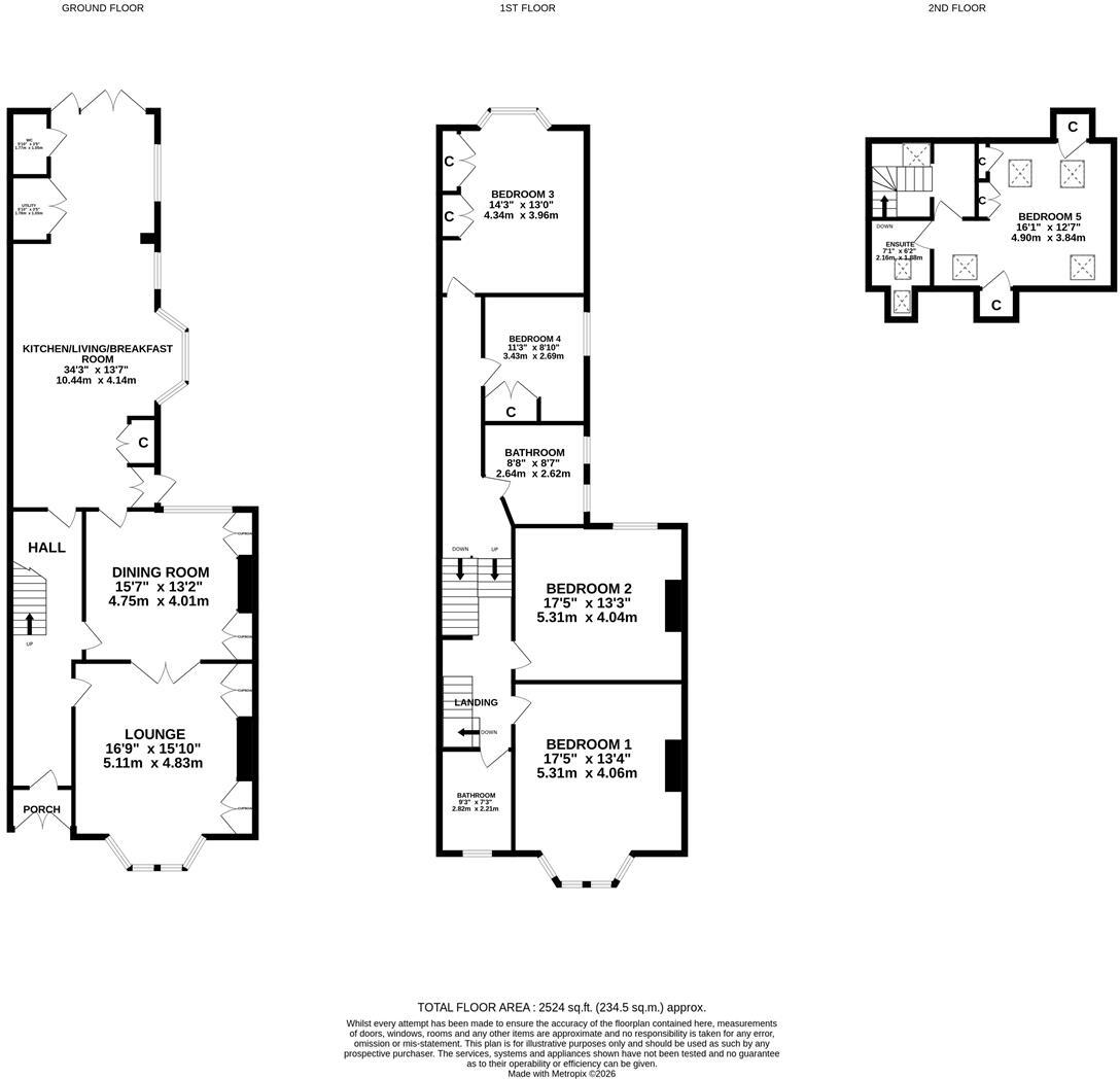 Westbourne Avenue, Princes Avenue, Hull floorplan