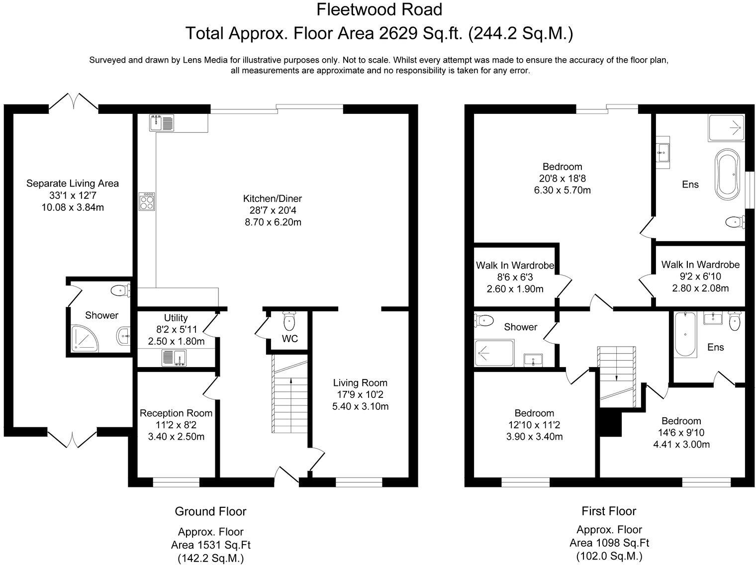 Fleetwood Road, Fleetwood, FY7 8BD floorplan