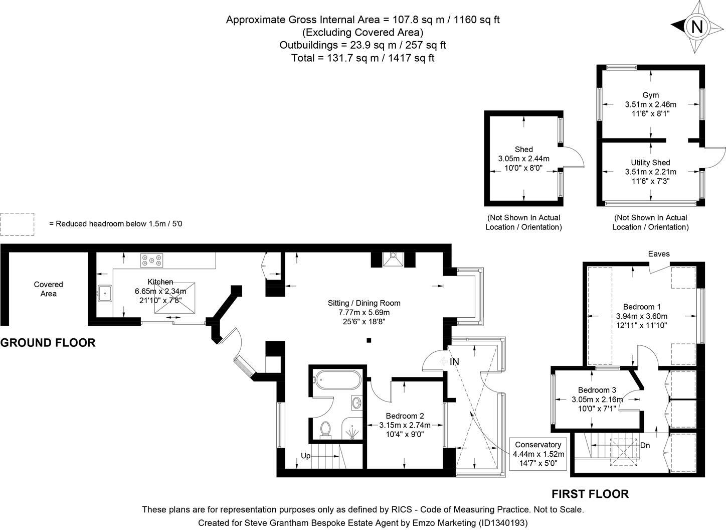 Foden Cottage, Finchdean floorplan
