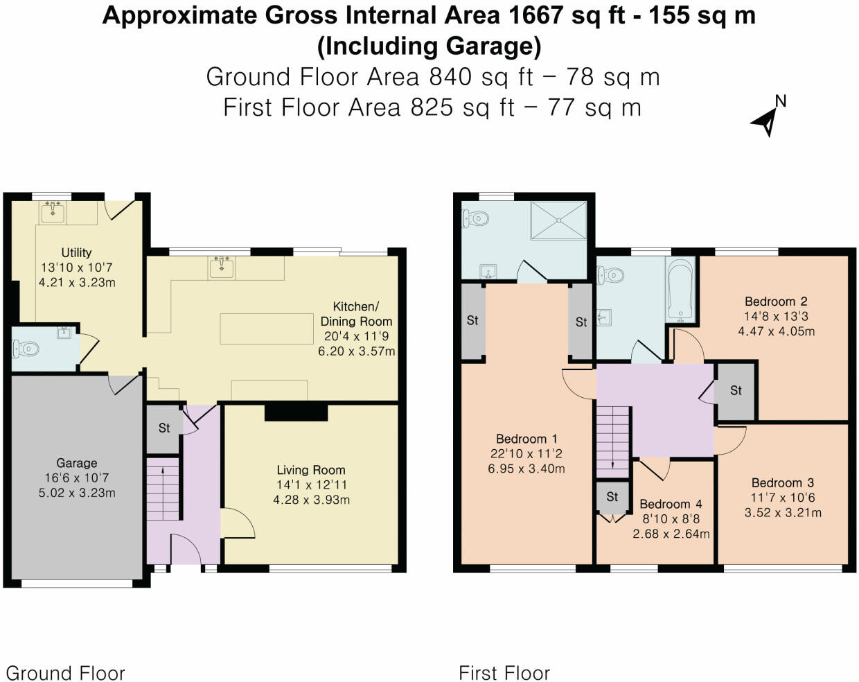 Burwood Close, Hereford, Herefordshire, HR1 1DQ floorplan