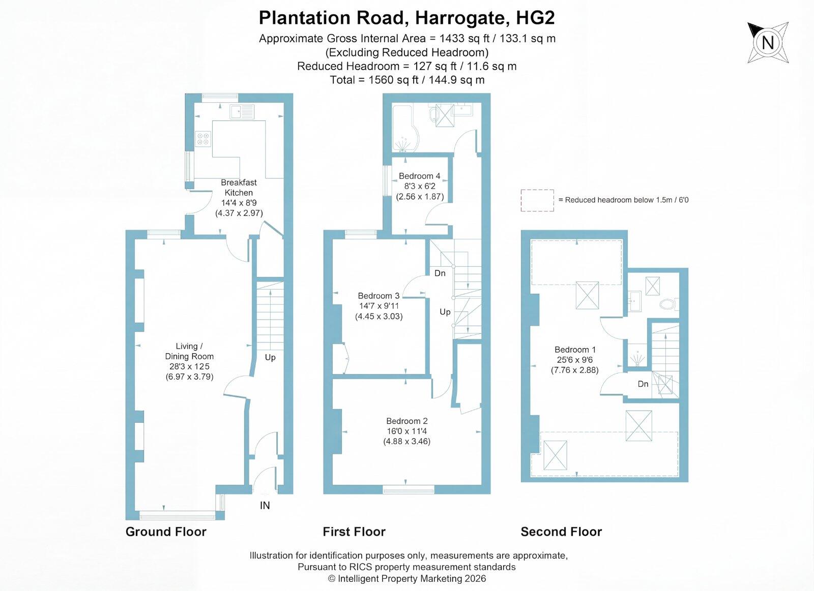 Plantation Road, Harrogate, North Yorkshire, HG2 floorplan