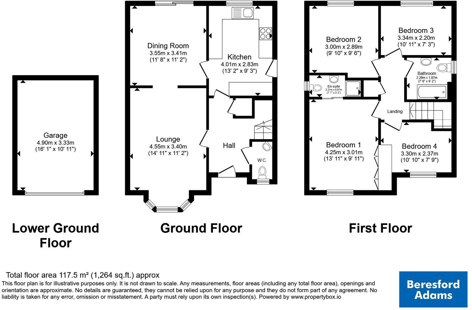 Min Awel, FLINT, Clwyd, CH6 floorplan