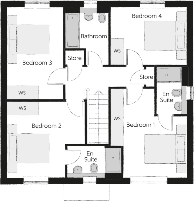 Sapphire Fields, Woodside Way, Great Dunmow, CM6 floorplan