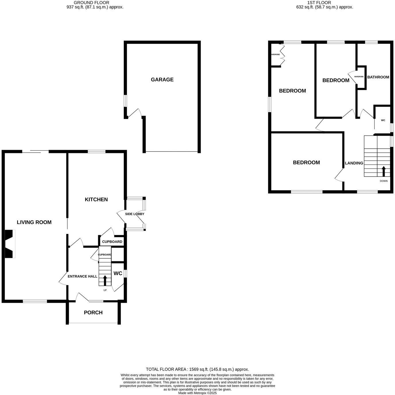 The Chimes, Mill Road, Hethersett, Norwich, Norfolk. NR9 3DR floorplan