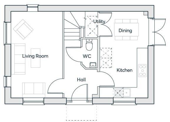 Chiswell Drive
Ravenstone
Coalville
LE67 3JX floorplan