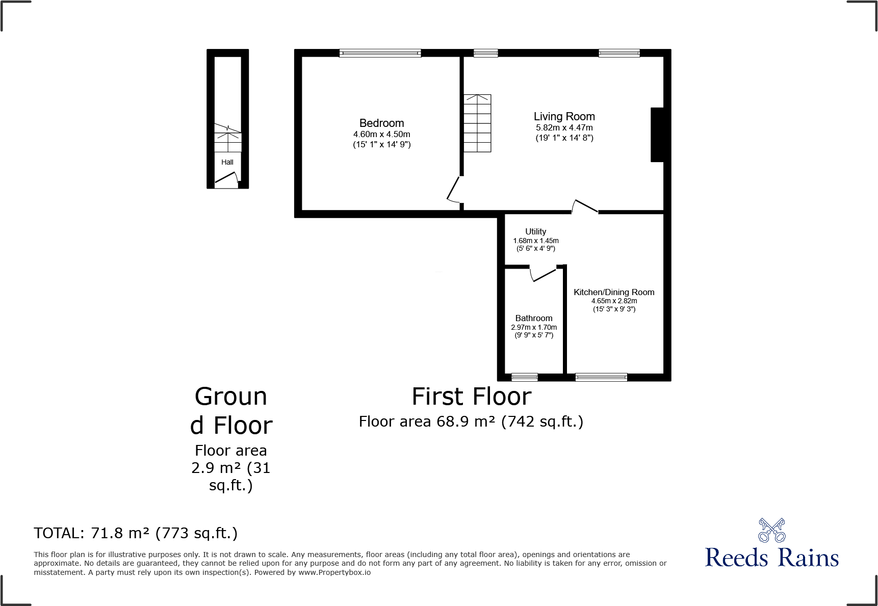 New Street, Milnsbridge, Huddersfield, West Yorkshire, HD3 floorplan