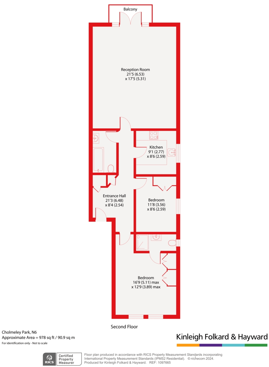 Cholmeley Park, Highgate, London, N6 floorplan