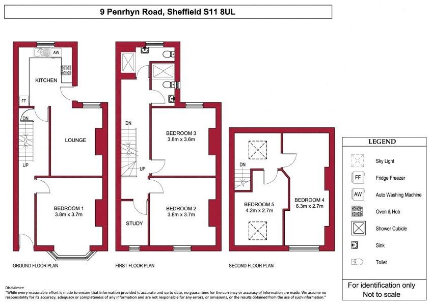 9 Penrhyn Road, Hunters Bar floorplan